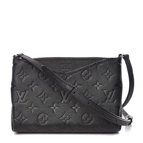 louis vuitton black crossbody bag|Louis Vuitton crossbody with zipper.